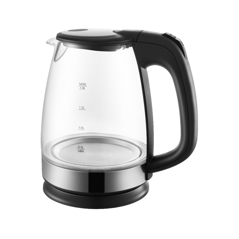 Do glass electric kettles have safety features such as automatic power off and dry-boiling protection?