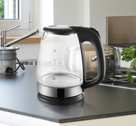 What material is a glass electric kettle and is it safe?